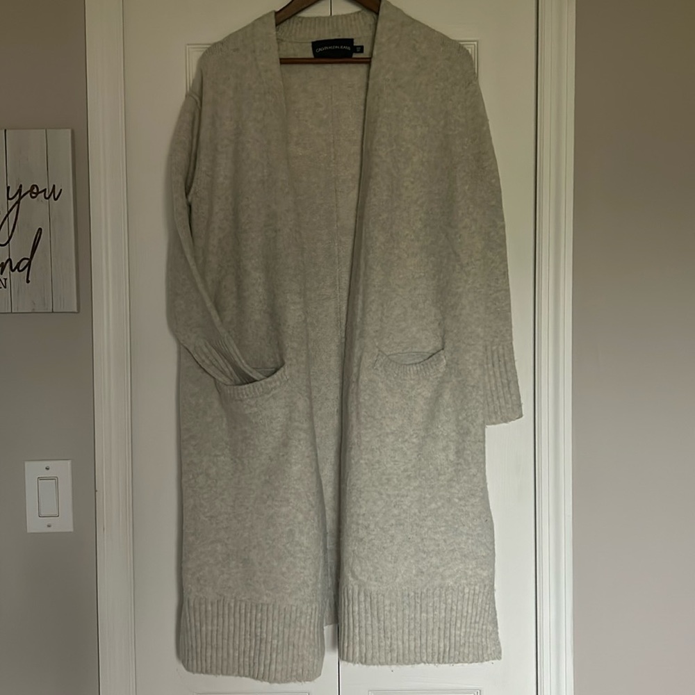 Calvin Klein Open Front Sweater